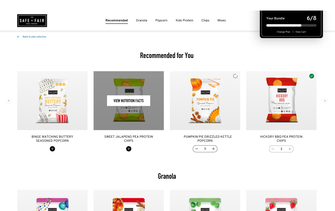 Ecommerce Subscriptions Design